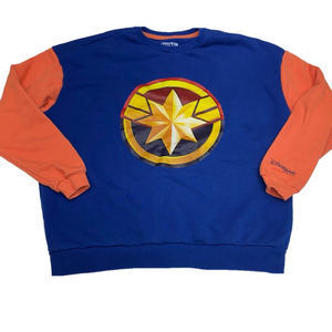 Disneyland Paris Captain Marvel Sweatshirt Size Small «see Pictures For Sizing »